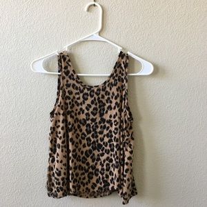 Old Navy Leopard tank top